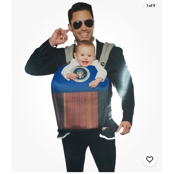 Other - Adult's Baby And Me Secret Service POTUS Carrier Costume Accessory Kit‎ NEW